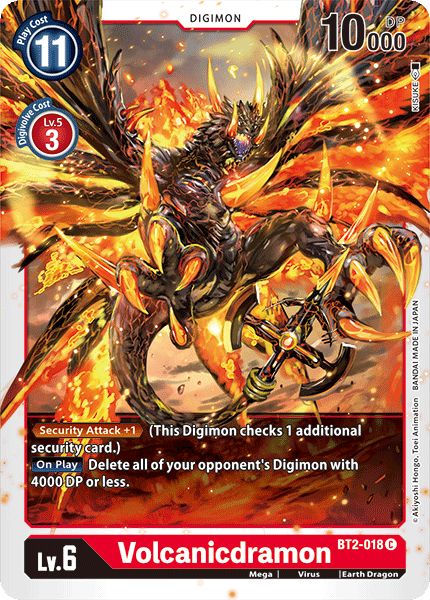 Volcanicdramon [BT2-018] [Release Special Booster Ver.1.0] | Anubis Games and Hobby