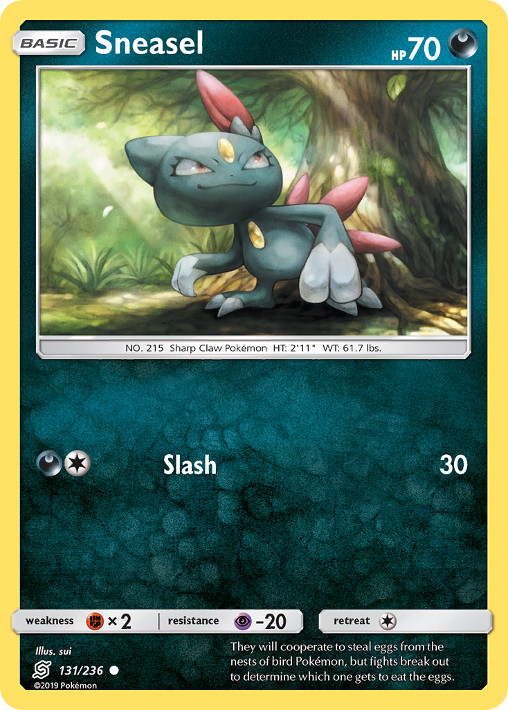 Sneasel (131/236) [Sun & Moon: Unified Minds] | Anubis Games and Hobby