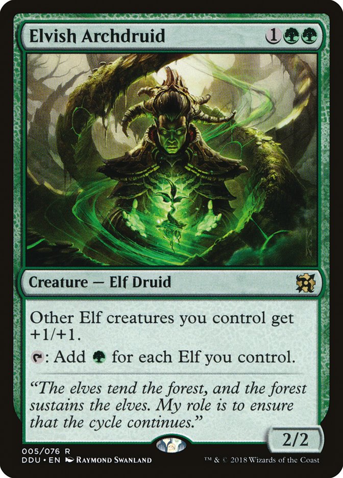 Elvish Archdruid [Duel Decks: Elves vs. Inventors] | Anubis Games and Hobby