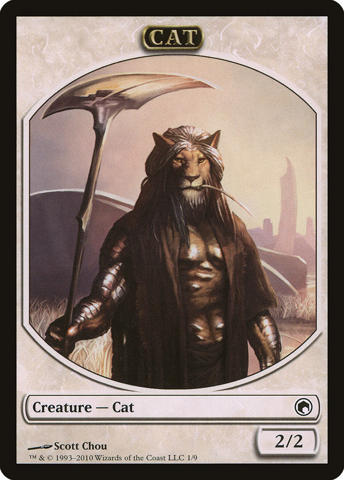 Cat Token [Scars of Mirrodin Tokens] | Anubis Games and Hobby