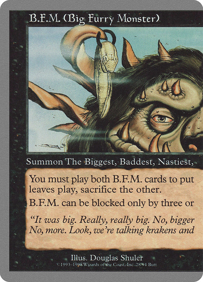 B.F.M. (Big Furry Monster) (28/94) [Unglued] | Anubis Games and Hobby