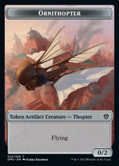 Soldier // Ornithopter Double-Sided Token [Dominaria United Tokens] | Anubis Games and Hobby