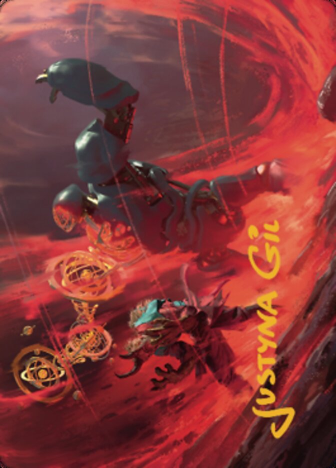 Twinferno Art Card (Gold-Stamped Signature) [Dominaria United Art Series] | Anubis Games and Hobby