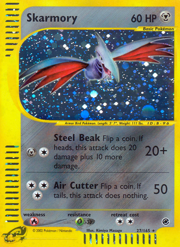 Skarmory (27/165) [Expedition: Base Set] | Anubis Games and Hobby