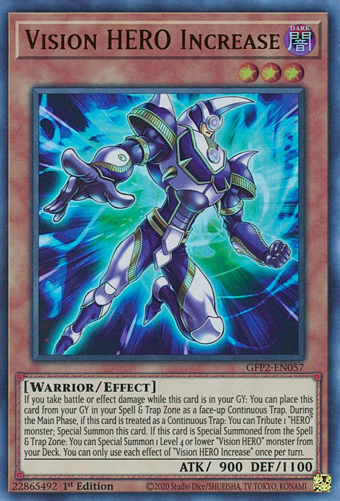 Vision HERO Increase [GFP2-EN057] Ultra Rare | Anubis Games and Hobby