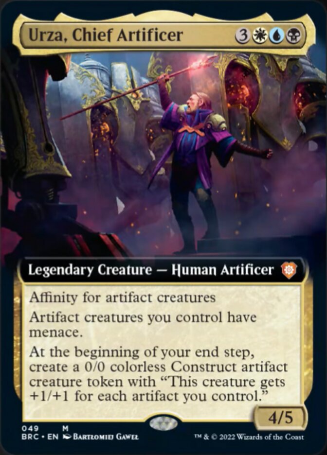 Urza, Chief Artificer (Extended Art) [The Brothers' War Commander] | Anubis Games and Hobby