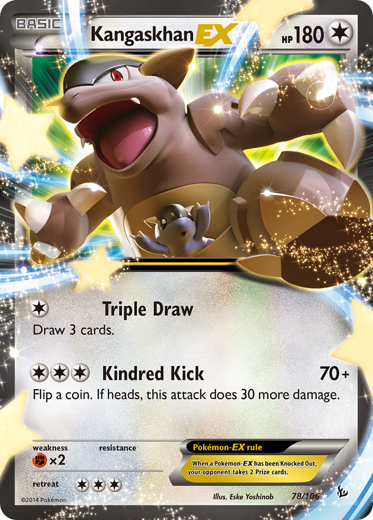 Kangaskhan EX (78/106) [XY: Flashfire] | Anubis Games and Hobby