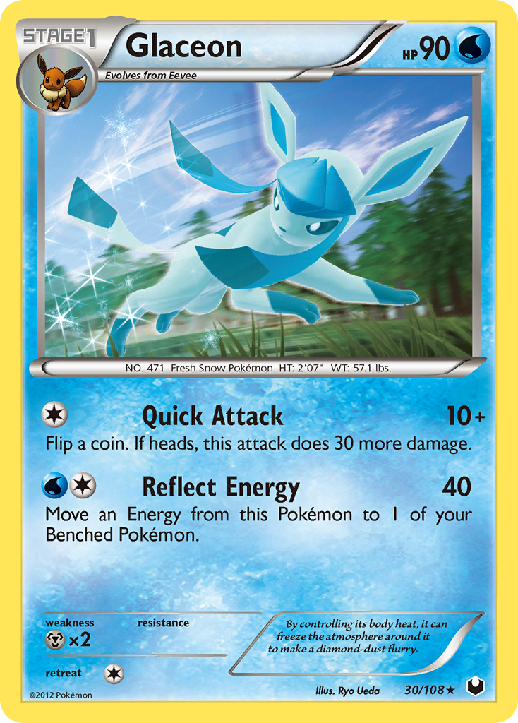 Glaceon (30/108) [Black & White: Dark Explorers] | Anubis Games and Hobby