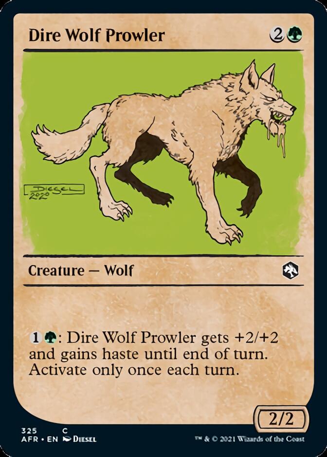 Dire Wolf Prowler (Showcase) [Dungeons & Dragons: Adventures in the Forgotten Realms] | Anubis Games and Hobby