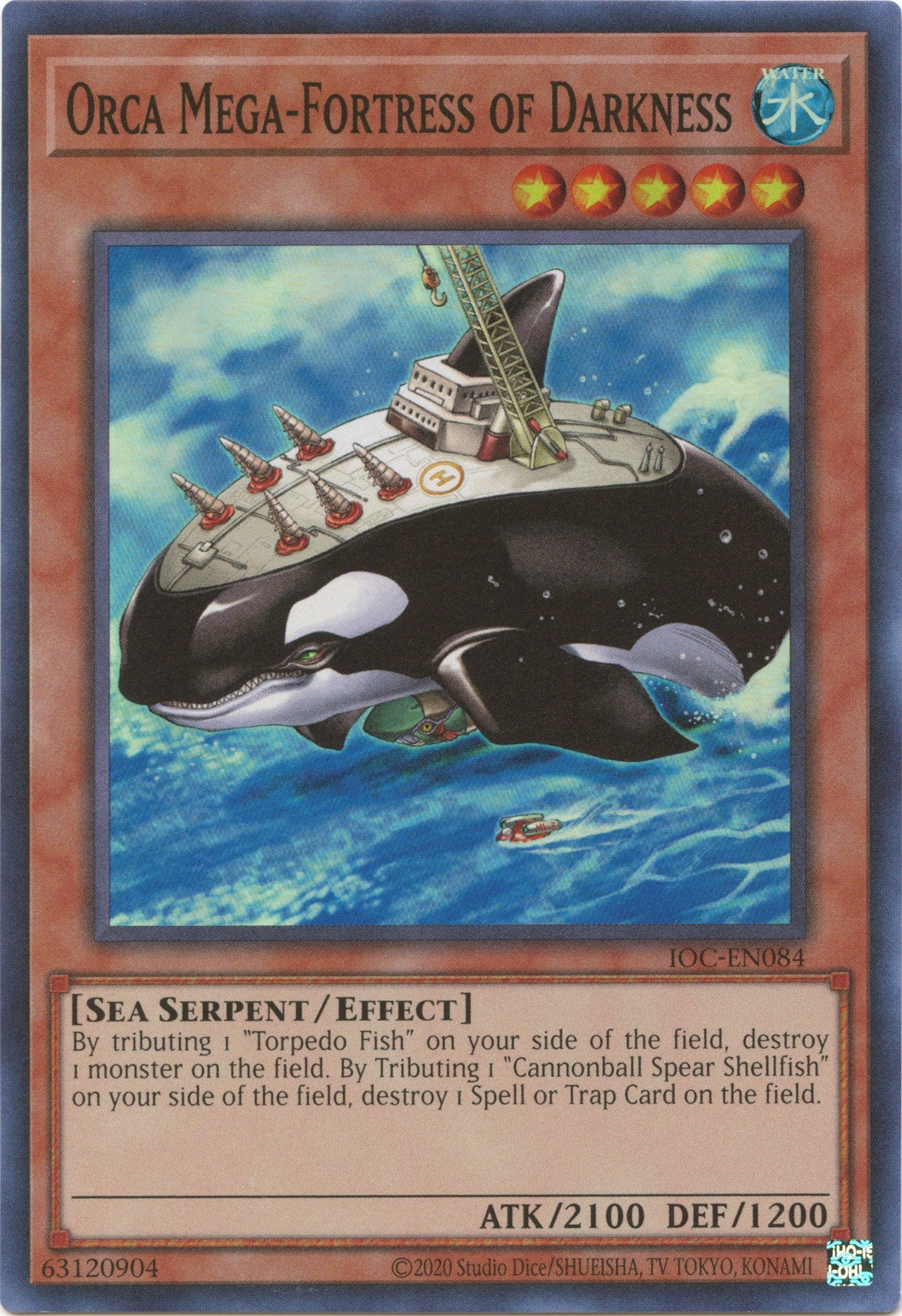 Orca Mega-Fortress of Darkness (25th Anniversary) [IOC-EN084] Super Rare | Anubis Games and Hobby