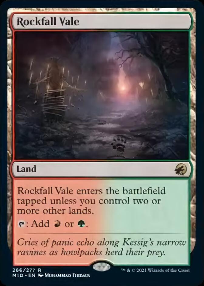 Rockfall Vale [Innistrad: Midnight Hunt] | Anubis Games and Hobby