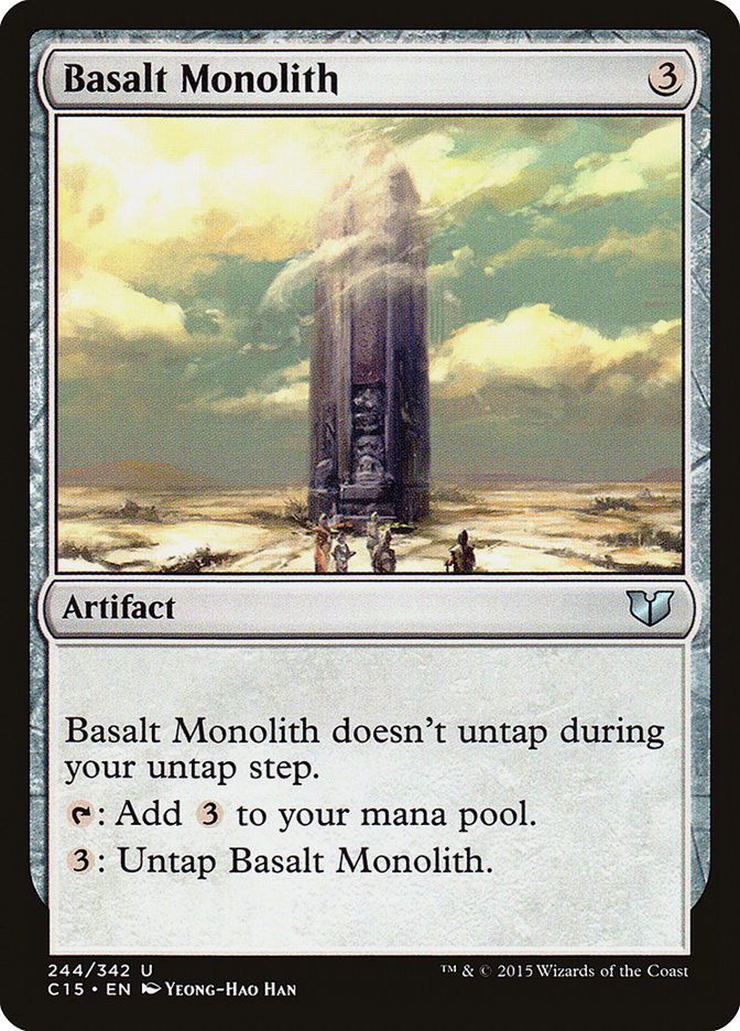 Basalt Monolith [Commander 2015] | Anubis Games and Hobby