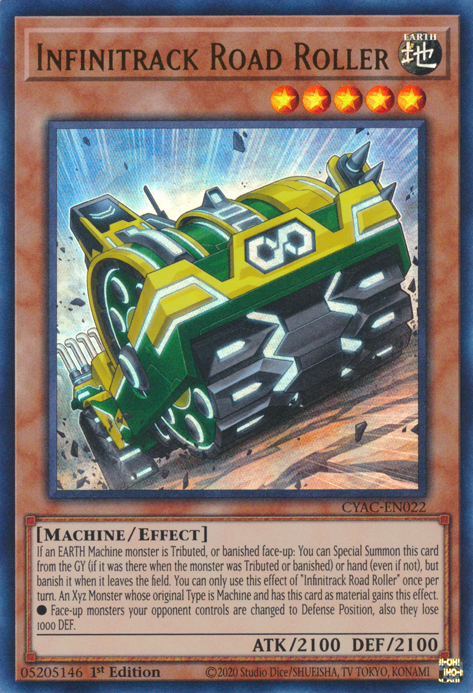 Infinitrack Road Roller [CYAC-EN022] Ultra Rare | Anubis Games and Hobby