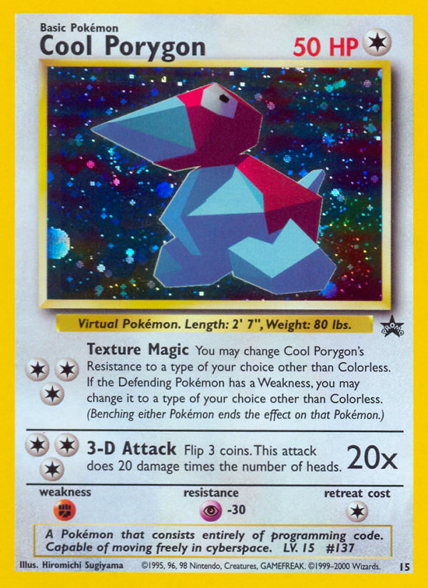 Cool Porygon (15) [Wizards of the Coast: Black Star Promos] | Anubis Games and Hobby