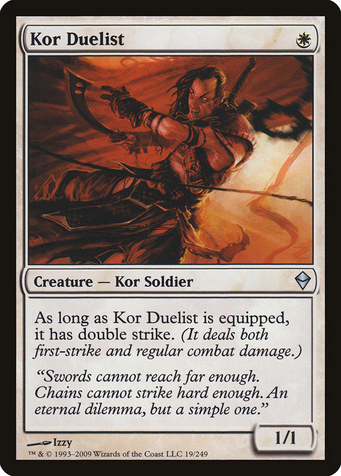 Kor Duelist [Zendikar] | Anubis Games and Hobby