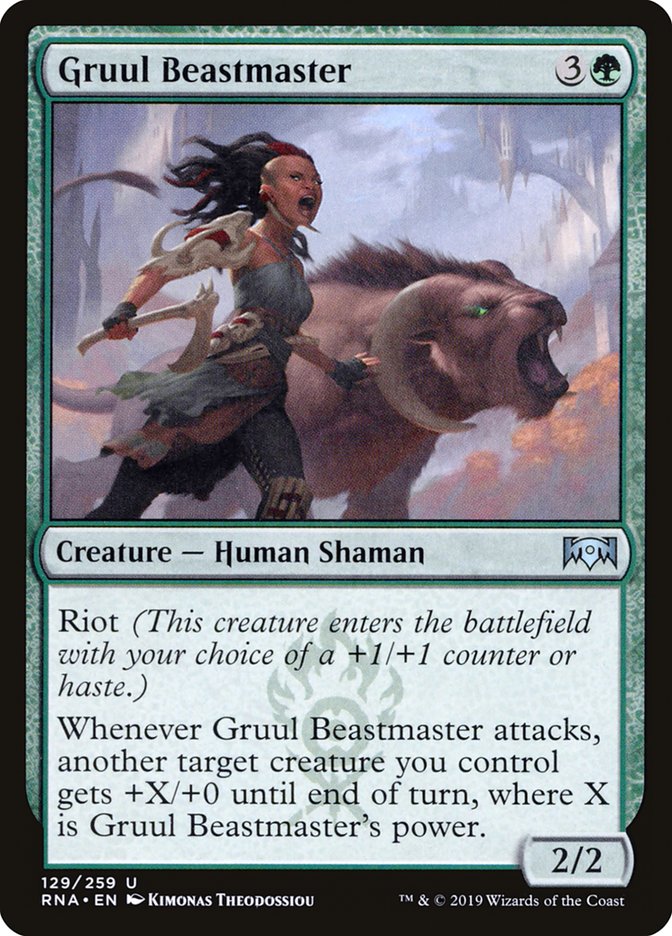 Gruul Beastmaster [Ravnica Allegiance] | Anubis Games and Hobby