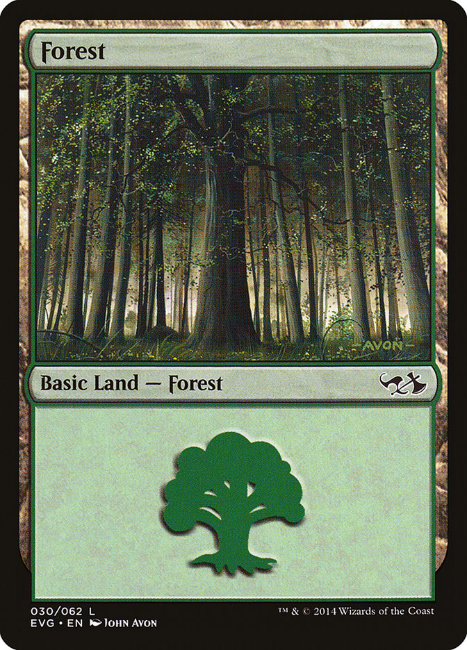 Forest (30) (Elves vs. Goblins) [Duel Decks Anthology] | Anubis Games and Hobby