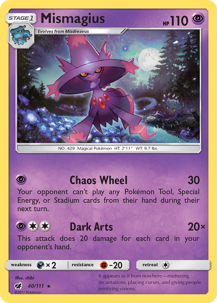 Mismagius (40/111) [Sun & Moon: Crimson Invasion] | Anubis Games and Hobby