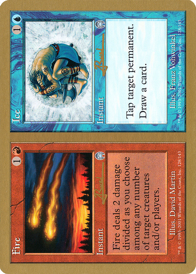 Fire // Ice (Antoine Ruel) [World Championship Decks 2001] | Anubis Games and Hobby