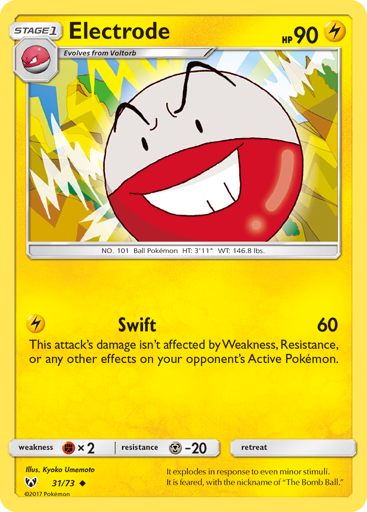 Electrode (31/73) [Sun & Moon: Shining Legends] | Anubis Games and Hobby