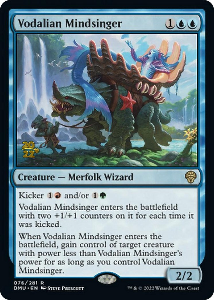 Vodalian Mindsinger [Dominaria United Prerelease Promos] | Anubis Games and Hobby