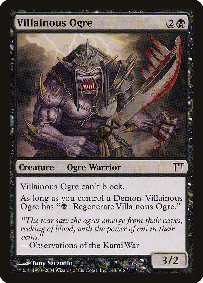 Villainous Ogre [Champions of Kamigawa] | Anubis Games and Hobby