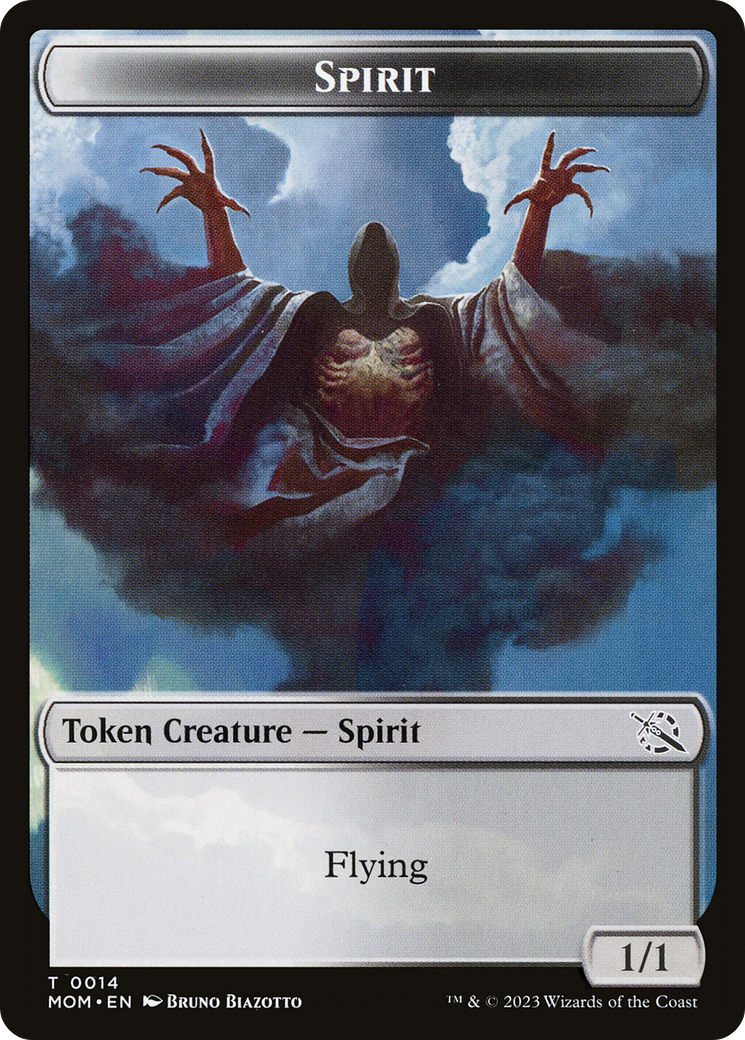 Thopter // Spirit (14) Double-Sided Token [March of the Machine Tokens] | Anubis Games and Hobby