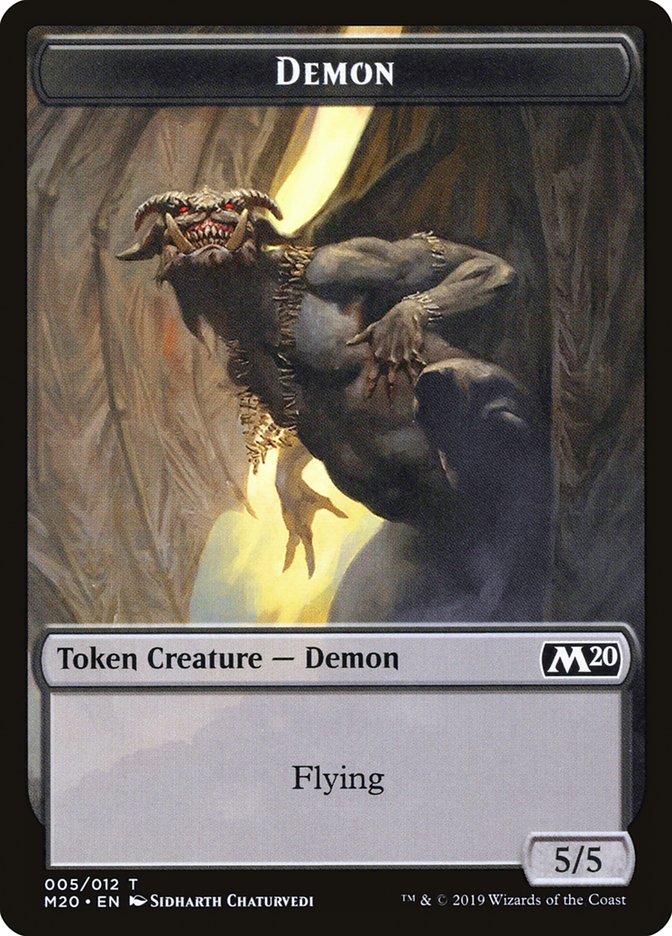 Demon Token [Core Set 2020 Tokens] | Anubis Games and Hobby