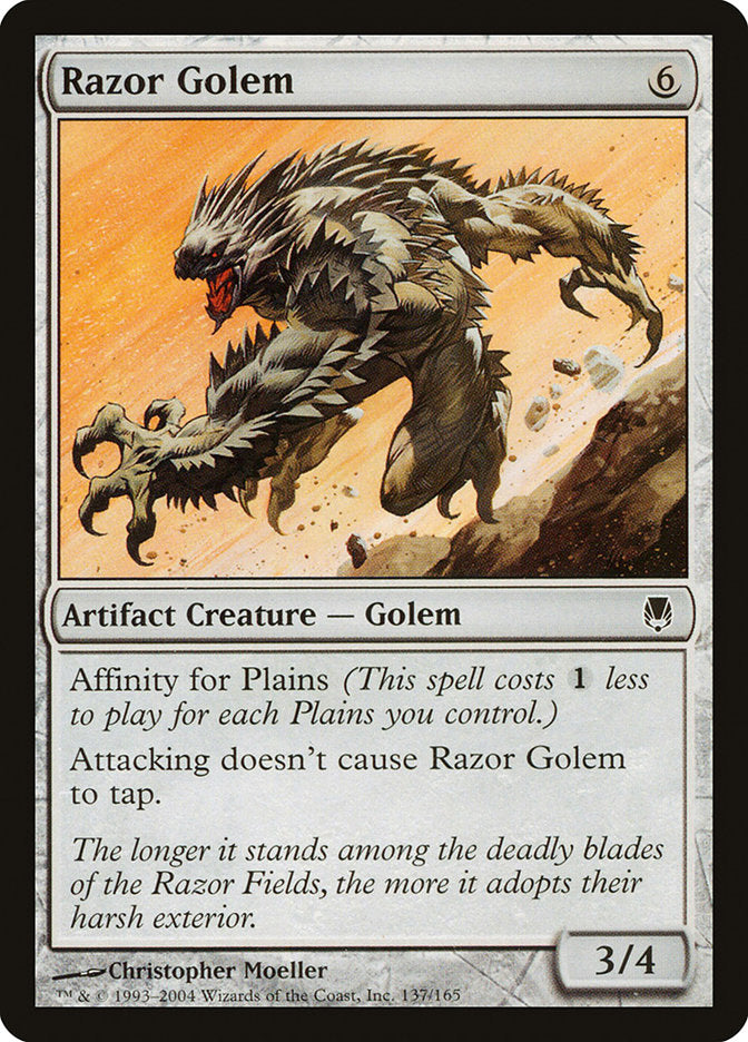 Razor Golem [Darksteel] | Anubis Games and Hobby