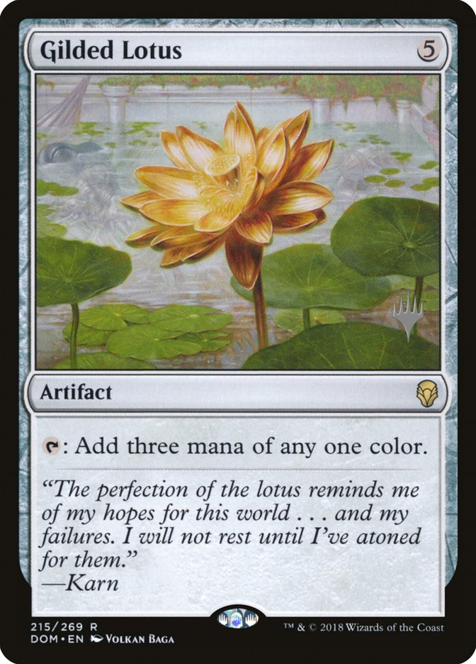 Gilded Lotus (Promo Pack) [Dominaria Promos] | Anubis Games and Hobby