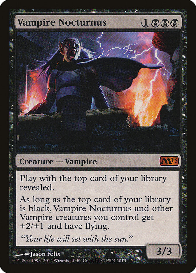 Vampire Nocturnus (Duels of the Planeswalkers Promos) [Duels of the Planeswalkers Promos 2012] | Anubis Games and Hobby