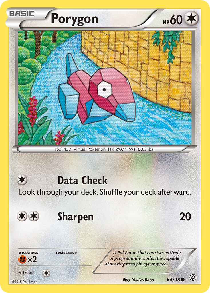 Porygon (64/98) [XY: Ancient Origins] | Anubis Games and Hobby