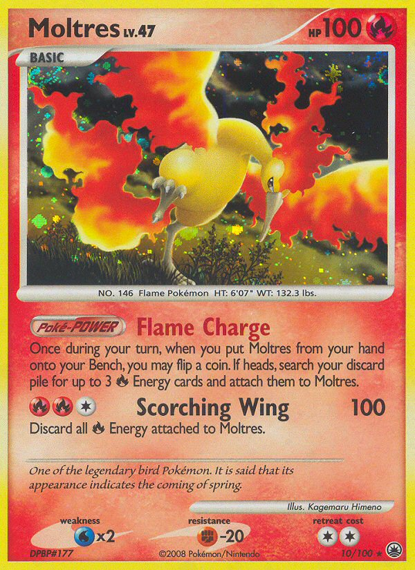 Moltres (10/100) [Diamond & Pearl: Majestic Dawn] | Anubis Games and Hobby