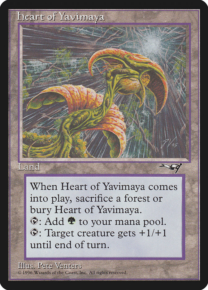 Heart of Yavimaya [Alliances] | Anubis Games and Hobby