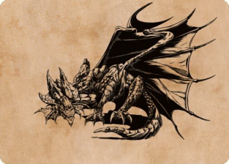 Ancient Copper Dragon Art Card (52) [Commander Legends: Battle for Baldur's Gate Art Series] | Anubis Games and Hobby