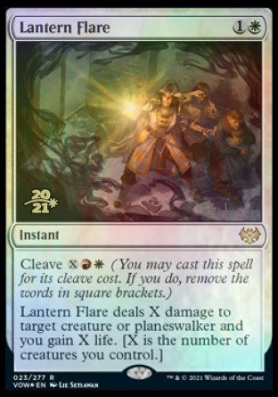 Lantern Flare [Innistrad: Crimson Vow Prerelease Promos] | Anubis Games and Hobby