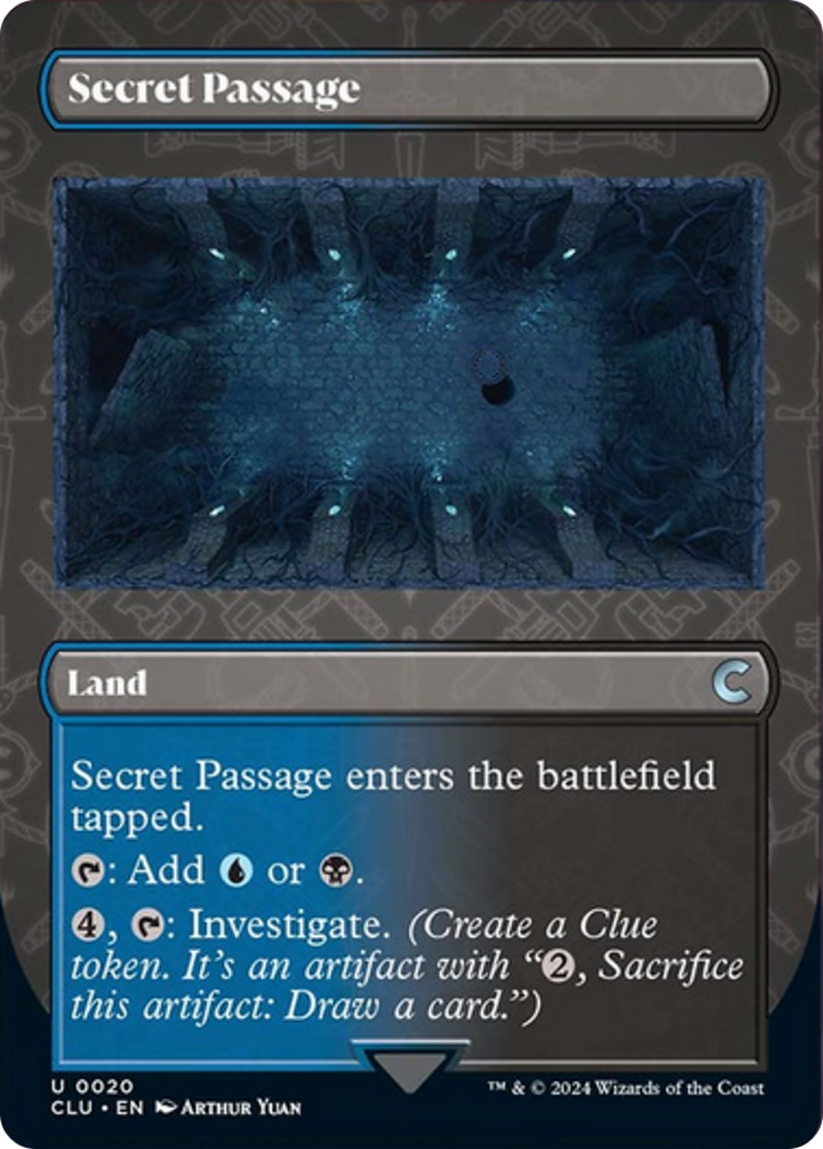 Secret Passage (Borderless) [Ravnica: Clue Edition] | Anubis Games and Hobby