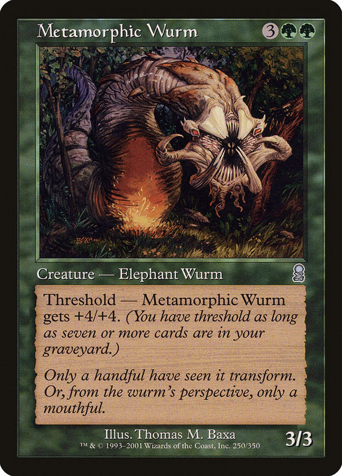 Metamorphic Wurm [Odyssey] | Anubis Games and Hobby