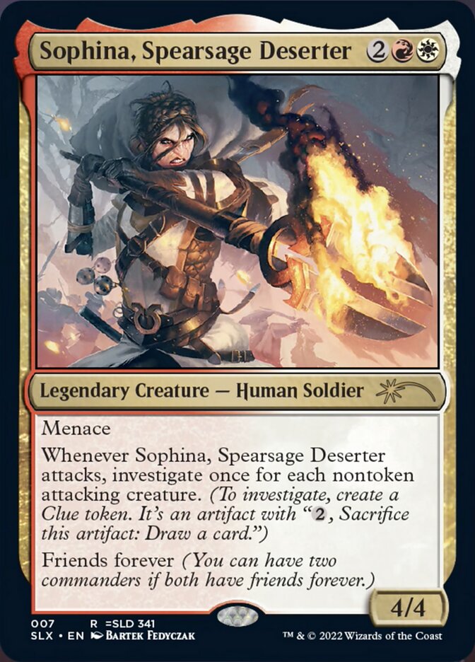 Sophina, Spearsage Deserter [Secret Lair: Universes Within] | Anubis Games and Hobby