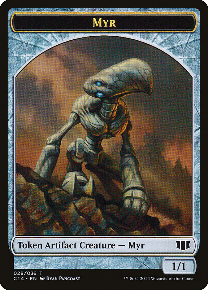 Myr // Pentavite Double-Sided Token [Commander 2014 Tokens] | Anubis Games and Hobby