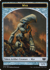 Myr // Pentavite Double-Sided Token [Commander 2014 Tokens] | Anubis Games and Hobby