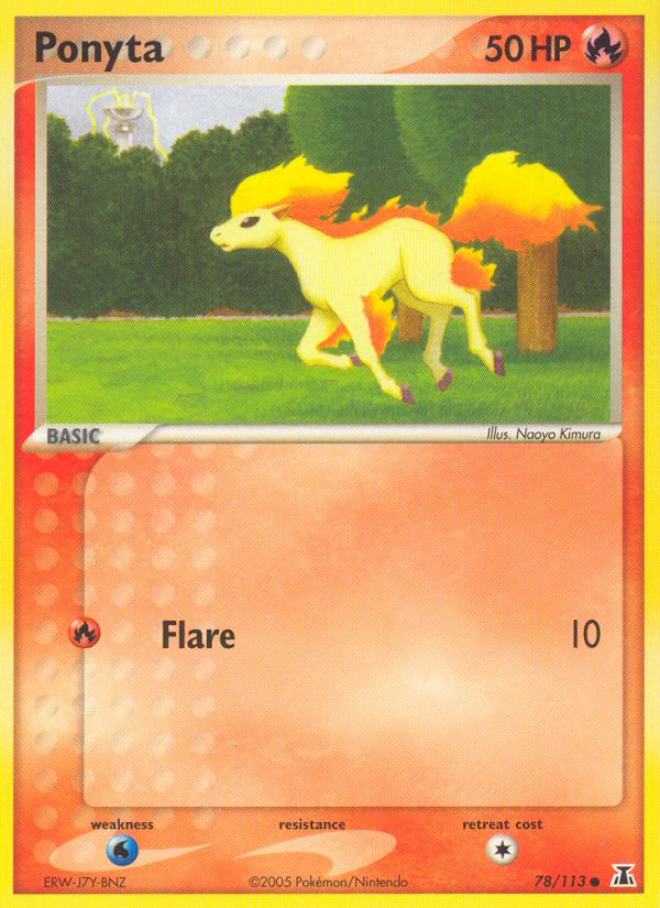 Ponyta (78/113) [EX: Delta Species] | Anubis Games and Hobby