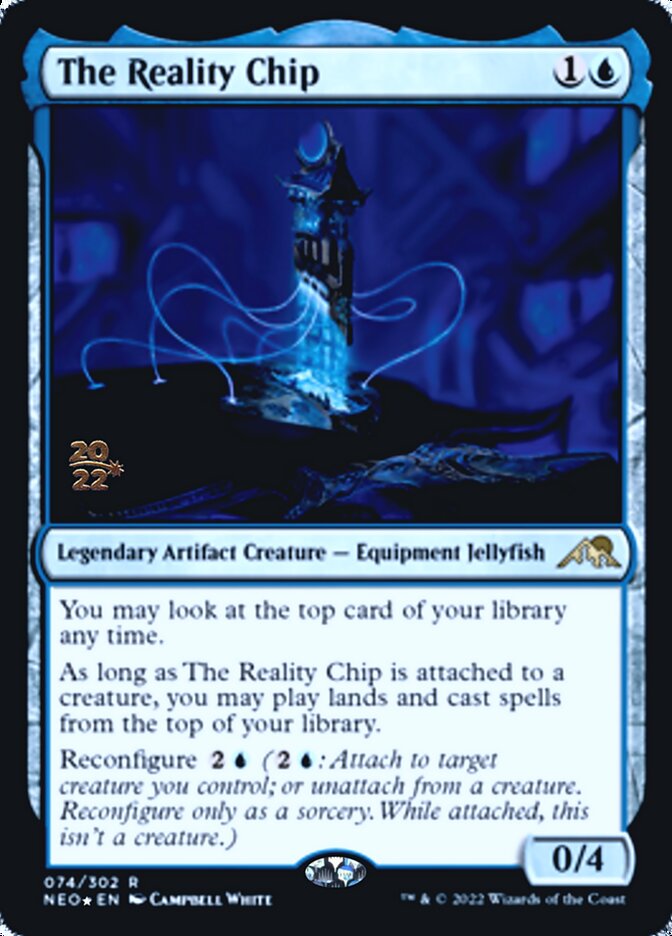 The Reality Chip [Kamigawa: Neon Dynasty Prerelease Promos] | Anubis Games and Hobby