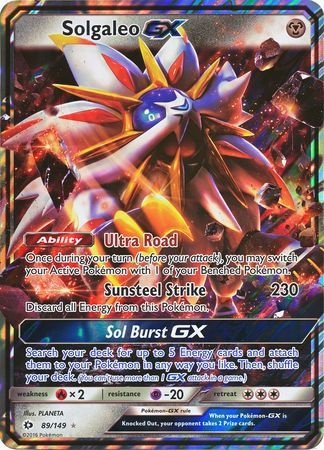 Solgaleo GX (89/149) (Jumbo Card) [Sun & Moon: Base Set] | Anubis Games and Hobby