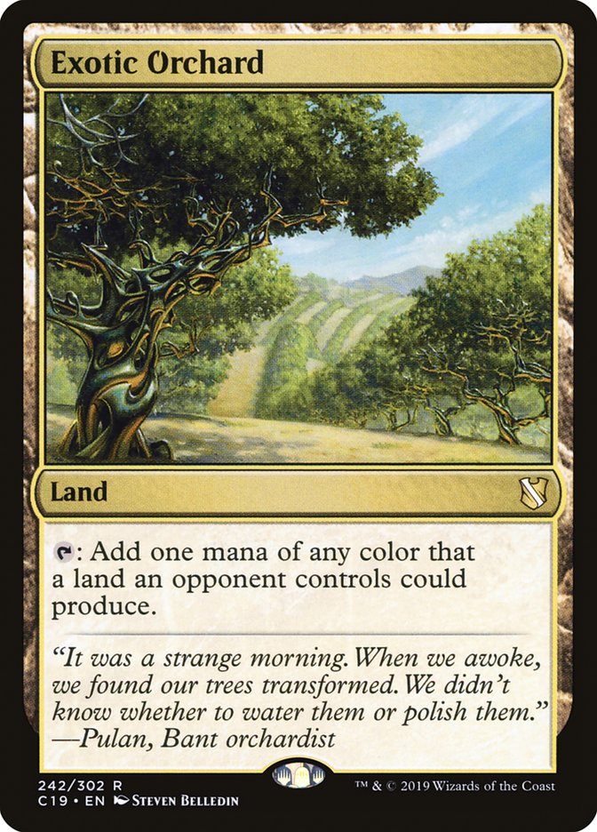 Exotic Orchard [Commander 2019] | Anubis Games and Hobby