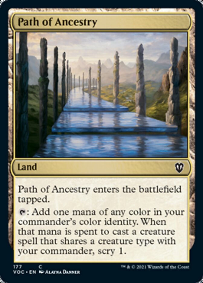 Path of Ancestry [Innistrad: Crimson Vow Commander] | Anubis Games and Hobby