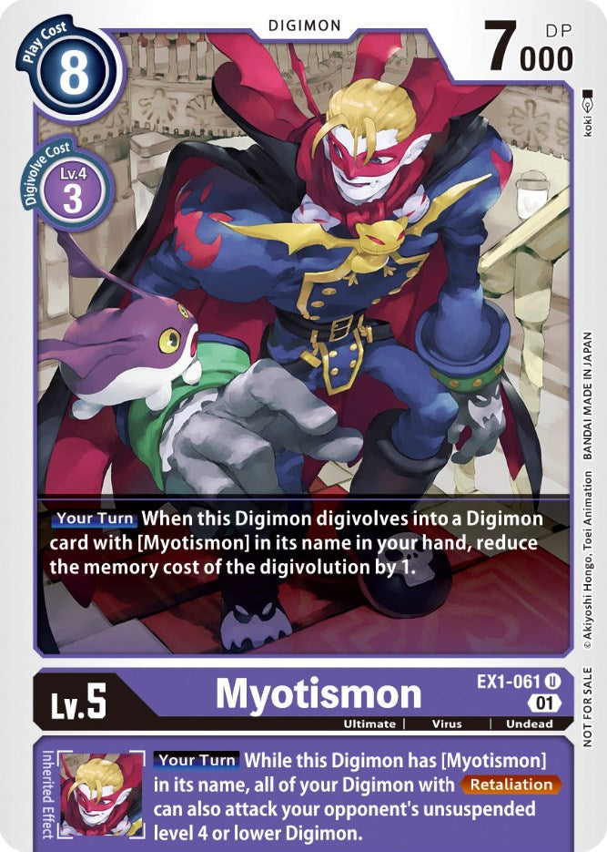 Myotismon [EX1-061] (Winner Pack X Record) [Classic Collection Promos] | Anubis Games and Hobby