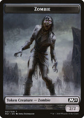 Weird // Zombie Double-Sided Token [Core Set 2021 Tokens] | Anubis Games and Hobby