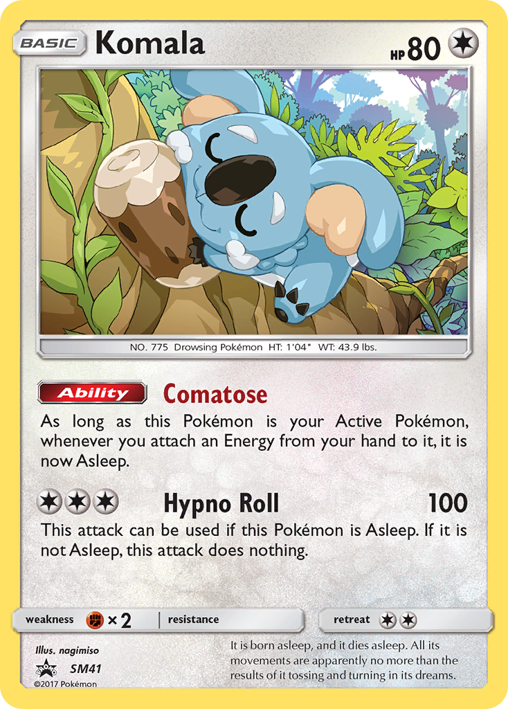 Komala (SM41) [Sun & Moon: Black Star Promos] | Anubis Games and Hobby