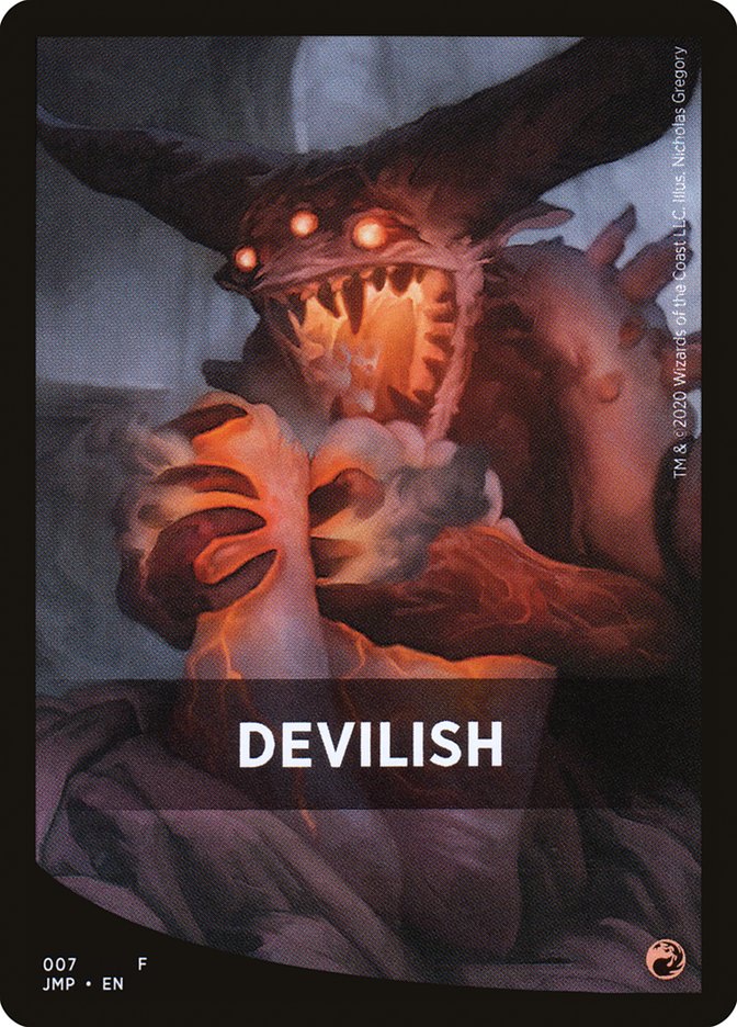 Devilish Theme Card [Jumpstart Front Cards] | Anubis Games and Hobby